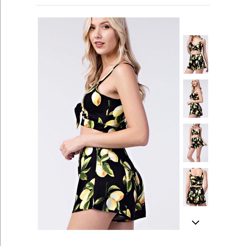 Lemonade Crop Top Set - Picture 5 of 7